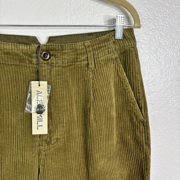 NWT ALEX MILL Boy Pant in Rugged Corduroy - Dark Olive - Size 8 - Picture 8 of 13